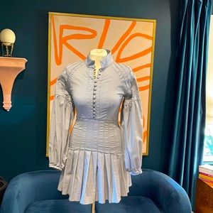 C/MEO Collective stand collar mini dress